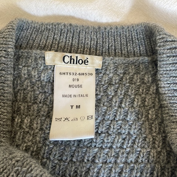 Chloé wool sweater jacket top - Picture 2 of 3